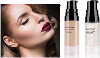 Latixmat Mattifying Primer for Face Makeup with Liquid Foundation(2 Items in the set)