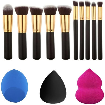 Earthcon blender and makeup brushes set(13 Items in the set)