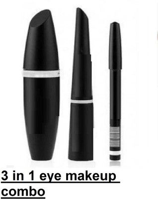 Luipui 3 in 1 makeup eye combo pack of 1 waterproof(1 Items in the set)