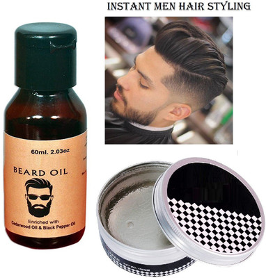 MYEONG men grooming hair and beard combo(2 Items in the set)