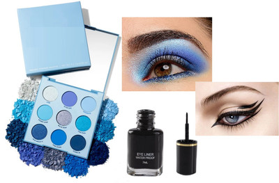 Libline Waterproof Eyeliner , Mini Eyeshadow Palette(2 Items in the set)
