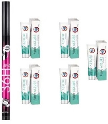 Ressure 36h Eyeliner With Dent Assure 5 Neem Paste(6 Items in the set)