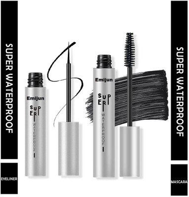 Emijun WATERPROOF COMBO OF LINER & MASCARA(2 Items in the set)