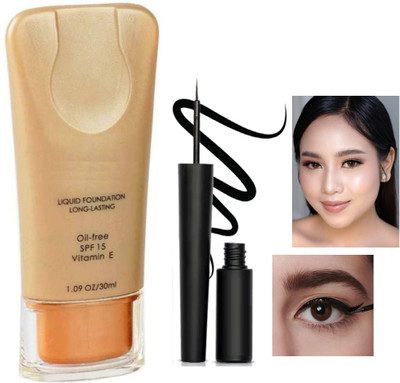 Latixmat oil free foundation with SPF 15 and eyeliner(2 Items in the set)