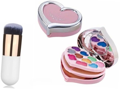 WEEPER Mini Makeup Kit For Women& White Foundation Brush(Multicolor)(2 Items in the set)