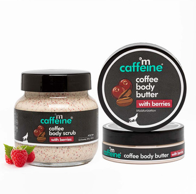 mCaffeine Coffee & Berries Scrub-Moisturize Duo(2 Items in the set)