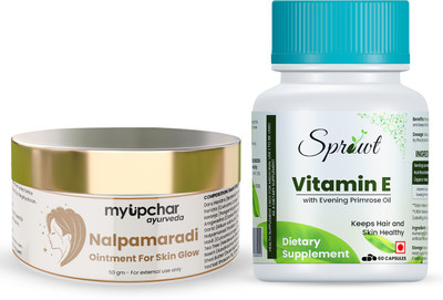 myUpchar Brightening & Nourishing Combo with Nalpamaradi + Vitamin E(2 Items in the set)