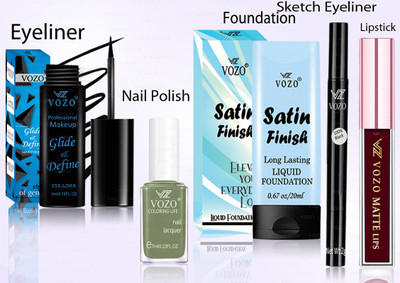 VOZO Makeup Combo Professional Cosmetic Kit with Ultra-Pigmented Set-355(5 Items in the set)
