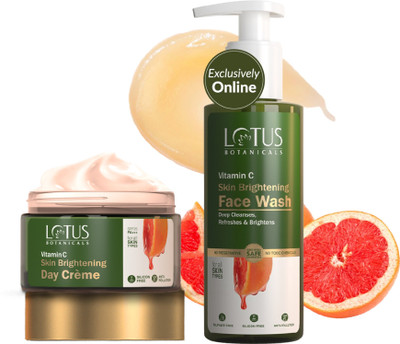 Lotus Botanicals Vitamin C Skin Brightening Combo(2 Items in the set)
