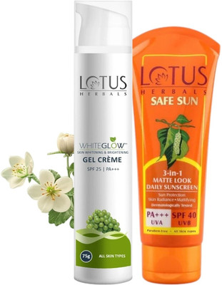 LOTUS HERBALS WhiteGlow Skin Brightening(2 Items in the set)