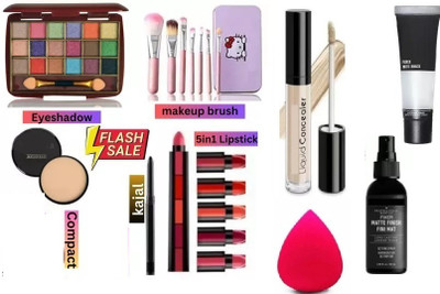 Zailie face makeup combo for women/girls Set Of 9(8 Items in the set)