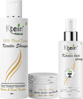 ktein Natural Plant-Based Keratin Combo(3 Items in the set)