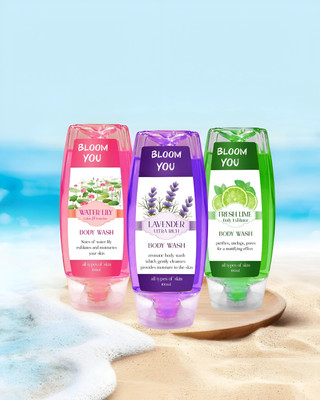 BLOOM YOU Velvet Splash Trio Pack(4 x 75 ml)