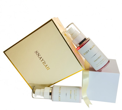 snayrah - Serene Bouquet Mini Gift Set | Body Wash & Lotion with Premium Ingredients & Captivating Scents for Luxury & Elegant Gifting(2 Items in the set)