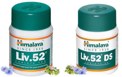HIMALAYA COMBO LIV.52 TABLET + LIV.52 DS TABLET(2 Items in the set)