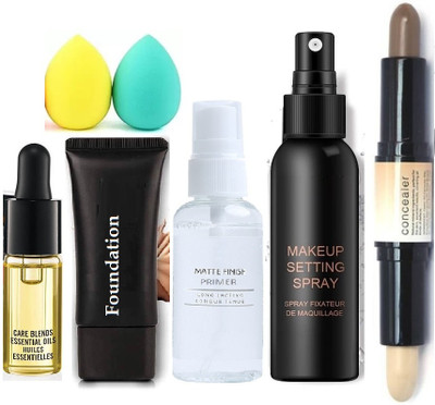 tanvi27 WATER PROOF & LONG LASTING MAKEUP SETTING BEST COMBO(7 Items in the set)