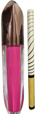 Luipui PRETTY PINK LIPSTICK AND GOLDEN EYE LINER COMBO(1 Items in the set)