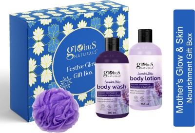 Globus Naturals Mother's Glow & Skin Nourishment Gift Box(3 Items in the set)