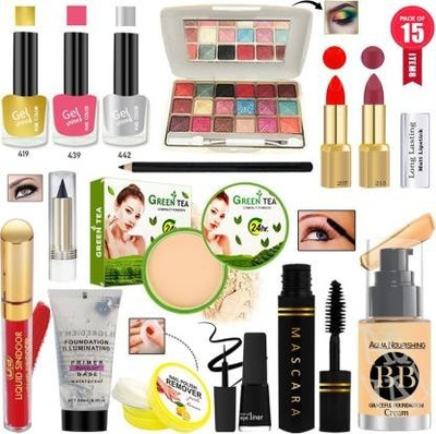 GLOW IT Professional Makeup Kit210702021A3(15 Items in the set)