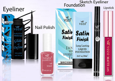 VOZO Makeup Combo Professional Cosmetic Kit with Ultra-Pigmented Set-119(5 Items in the set)