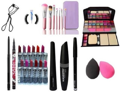 K3NTERPRISES A Complete Makeup Combo kit (30 Items in the set)(30 Items in the set)