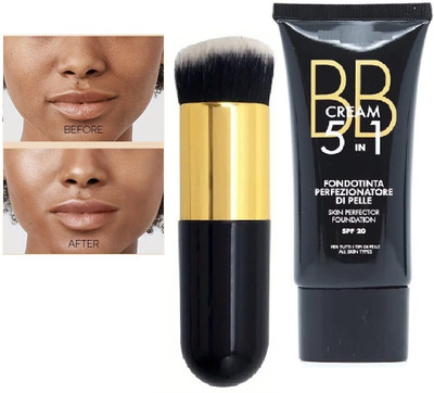 luzimaisa Makeup Brush & BB Foundation For Women(2 Items in the set)