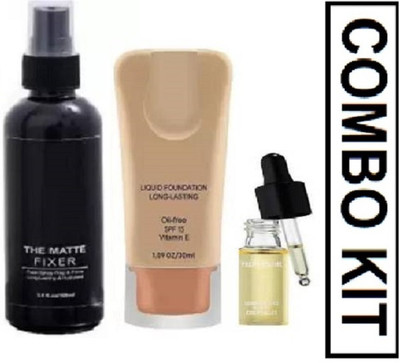 THTC BESR COMBO FIXER,FOUNDATION AND SERUM(3 Items in the set)