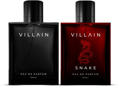 VILLAIN Viper Vibe Fragrance Combo (Classic , Snake 100 ml Each) Eau de Parfum  -  200 ml(For Men)