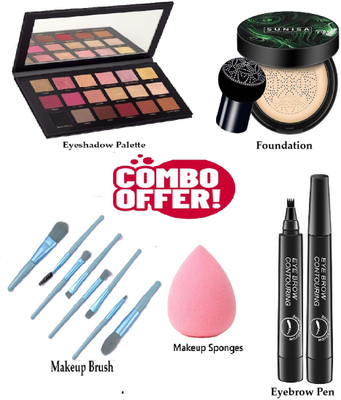 DONNARA organics GRWM Makeup Combo kit for women (Pack of 5)(5 Items in the set)