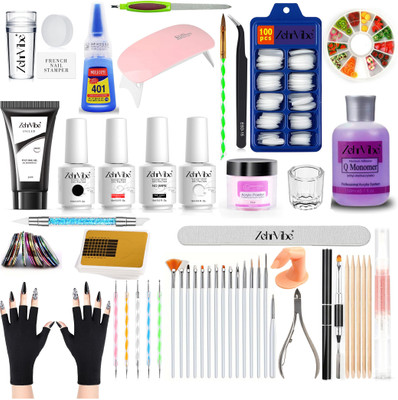 ZehrVibe Professional Nail Art Combo Kit(28 Items in the set)