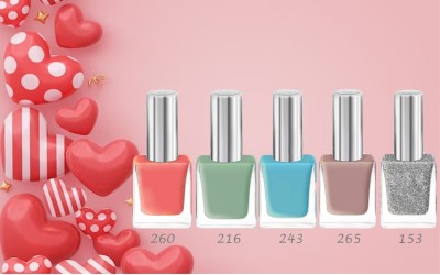 THTC Tranding nail paint combo(5 Items in the set)