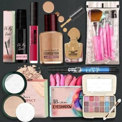 GLOW IT Makeup Kit Perfect Smooth & Velvet Gift for Your Loved Ones(12 Items in the set)
