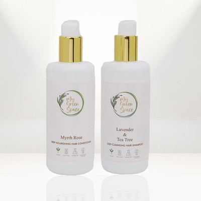 My Green Space Myrrh Rose Conditioner 250 ml + Lavender Tea Tree Shampoo 250 ml(2 Items in the set)