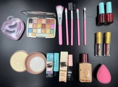 GLOW IT 12 items makeup kit full set combo | face makeup combo | eye makeup kit(12 Items in the set)