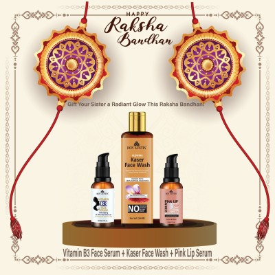 Bon Austin Vitamin B3 Facial Serum 30ml, Kaser Face wash 200ml & Pink Lip Serum 30ml(3 Items in the set)