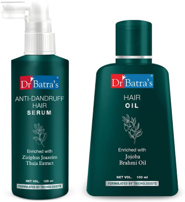 Dr Batra’s Anti Dandruff Hair Serum And Hair Oil – 100 Ml  (2 Items In The Set) For Rs. 144 @ 83 %