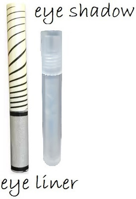Luipui silver eye liner and silver eye shadow pack of 2(1 Items in the set)