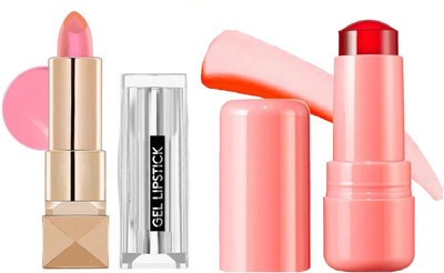 GFSU - GO FOR SOMETHING UNIQUE Gel Lipstick Waterproof And Long Lasting with jelly blusher stick(2 Items in the set)
