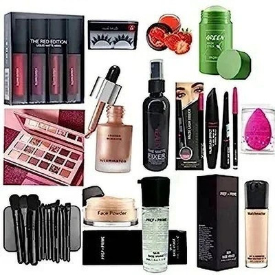 butch Beauty Parlour Makeup Combo Kit For Women & Girls All Products In 1 Box(18 Items in the set)