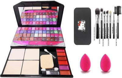 mkldsrh 6155 make up kit with make up brushes with beauty blenders for face make up(4 Items in the set)