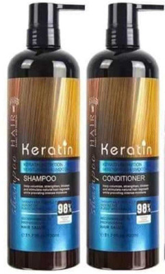 SkinOza New Keratin Nutrition moisturizing Smooth Shampoo+Conditioner(2 Items in the set)