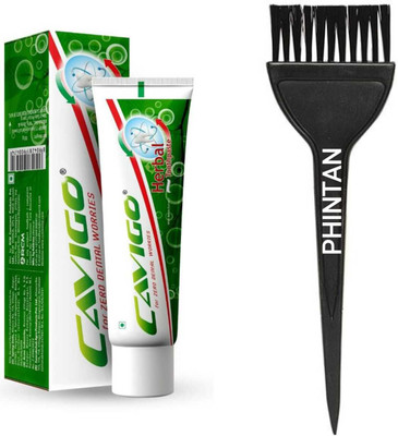PHINTAN RCM HERBAL TOOTHPASTE 100 GM AND HAIR BRUSH(2 Items in the set)