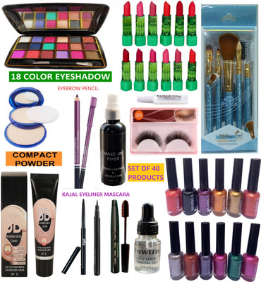 INWISH 40 products complete makeup kit set super deals(40 Items in the set)