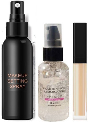 Latixmat make up fixer setting spray ,gel primer with make up liquid concealer(3 Items in the set)
