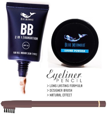 BLUEMERMAID Mattlook Eyebrow Pencil Long Lasting Formula Professional Stylist(3 Items in the set)