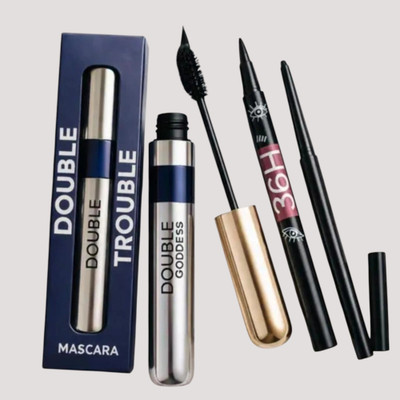 Nivra Home Professional Eye Makeup Kit Mascara & Waterproof Eyeliner(3 Items in the set)