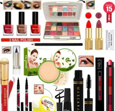 Valhalla All in one face makeup combo set waterproof for women |(16 Items in the set)