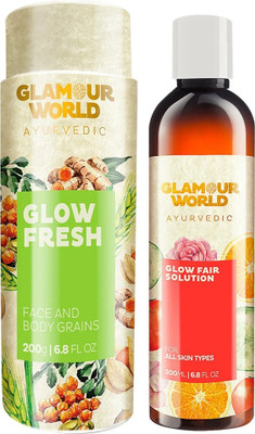 Glamour World Ayurvedic Glow Fresh & Glow Fair Solution(2 Items in the set)