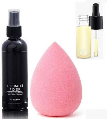 SEUNG BEST COMBO OF SMALL SERUM WITH MAKEUP BLENDER & FIXER(3 Items in the set)
