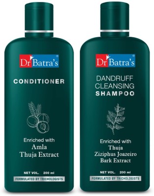 Dr Batra's Dandruff Cleasing Shampoo & Amla Condtioner(2 Items in the set)